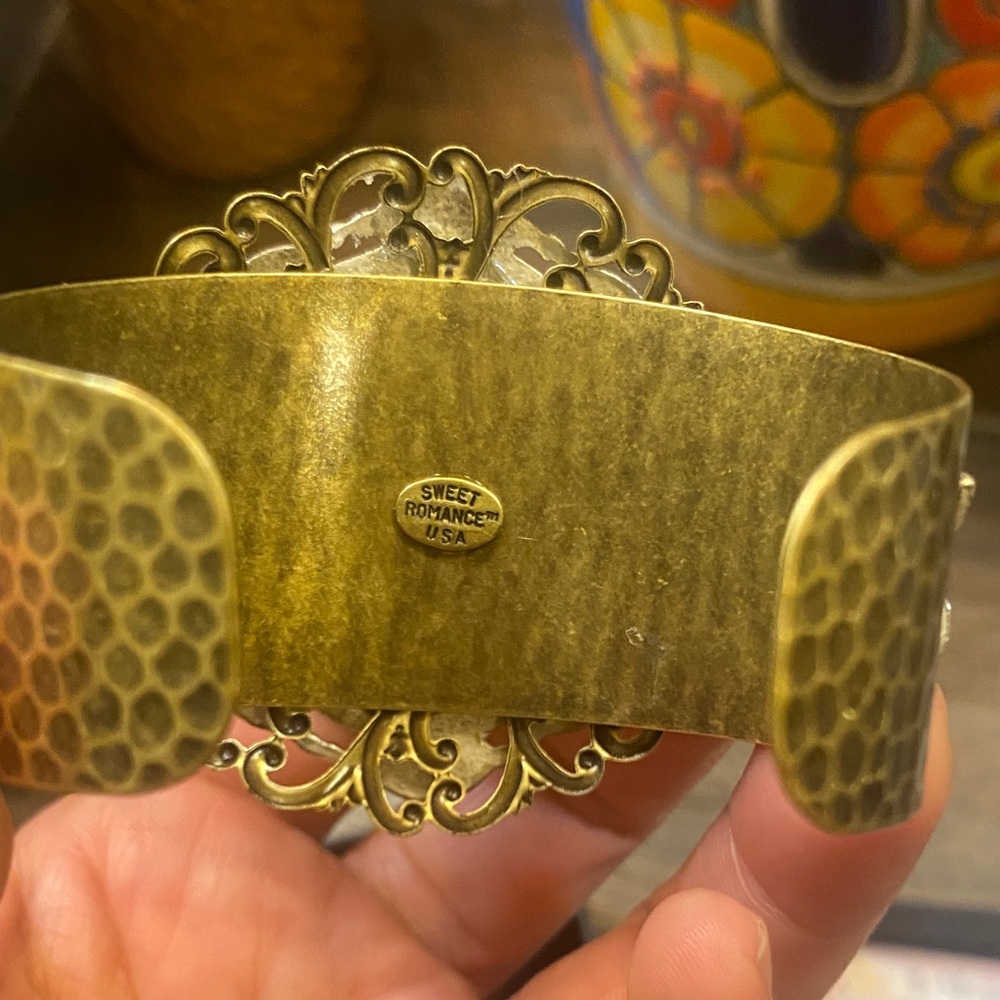 Gold and Silver Religious Bracelet - Picture 3 of 4